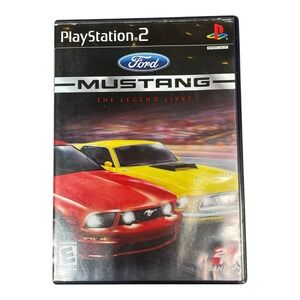 Ford Mustang The Legend Lives Sony PlayStation 2 Video Game